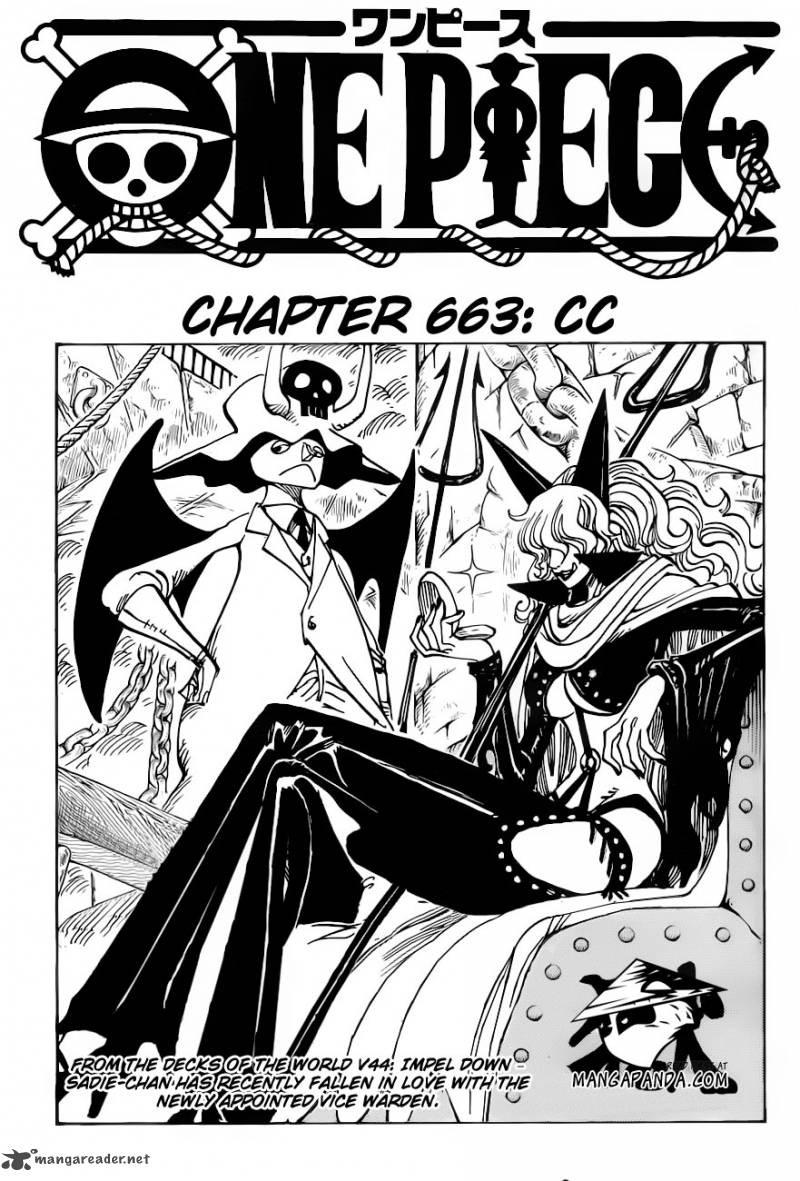 One Piece Chapter 663 1